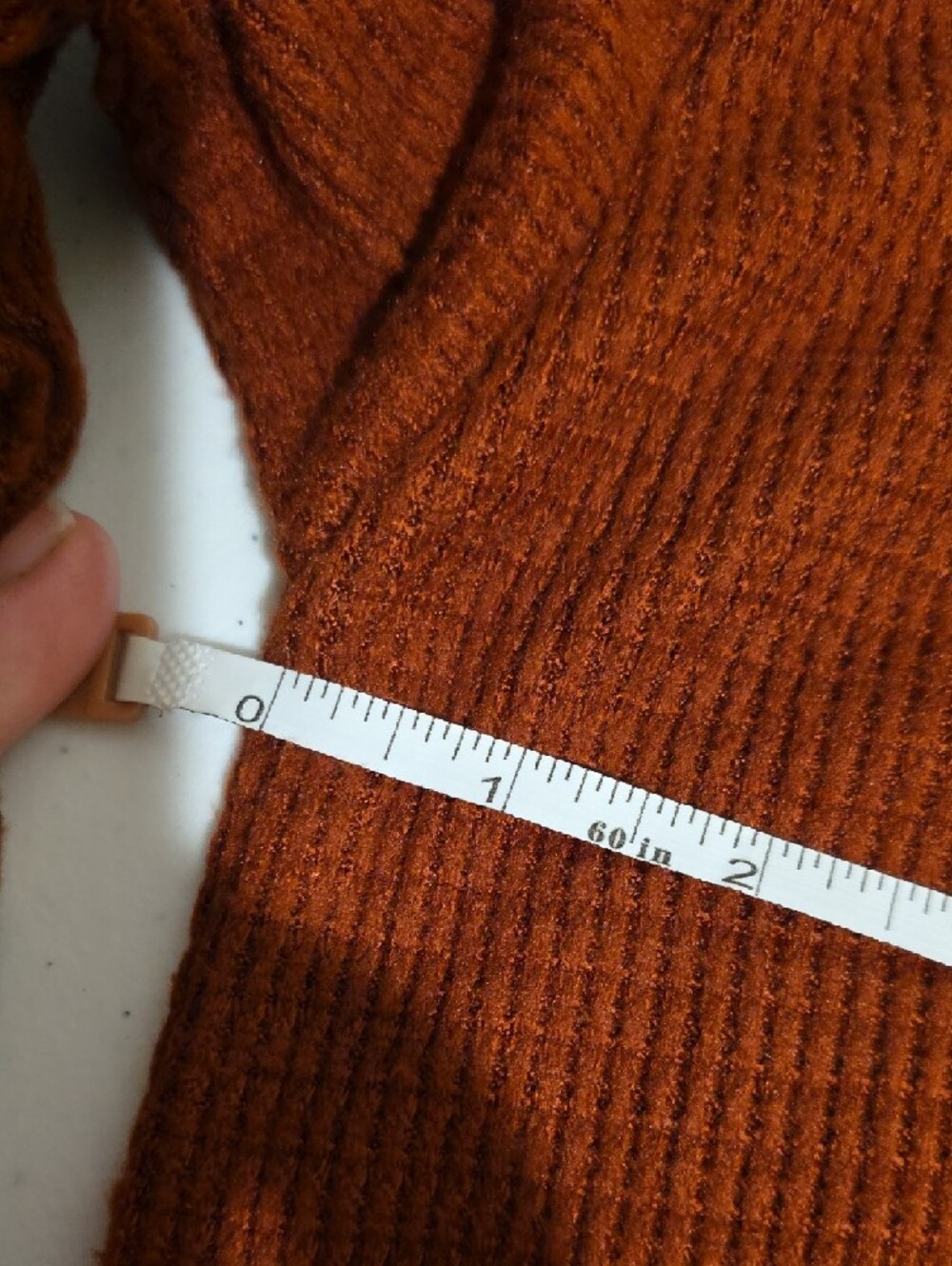 American Eagle Outfitters Rust V-Neck Lightweight Knit Sweater - Picture 8 of 11